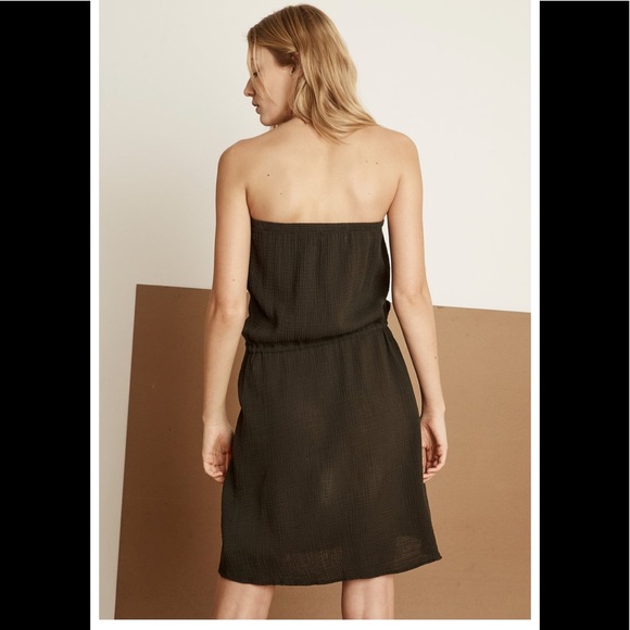 Strapless  Cotton Gauze Dress - by Velvet NWT $158 - Picture 7 of 12